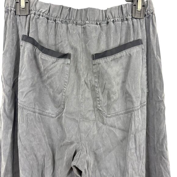 Soft Surroundings Womens Wide Leg Pull On Dark Gray Soft Cool Fabric Pants XS - Picture 13 of 16